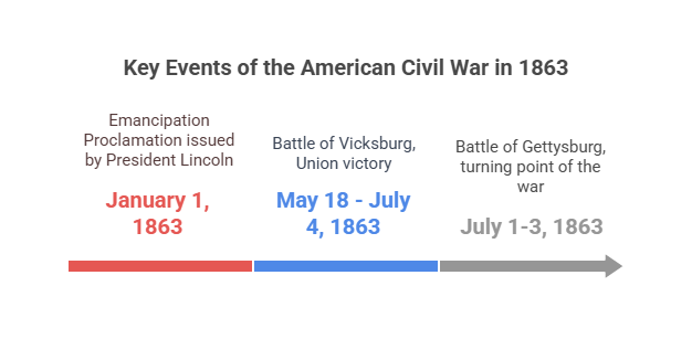 The Divided Union 1863